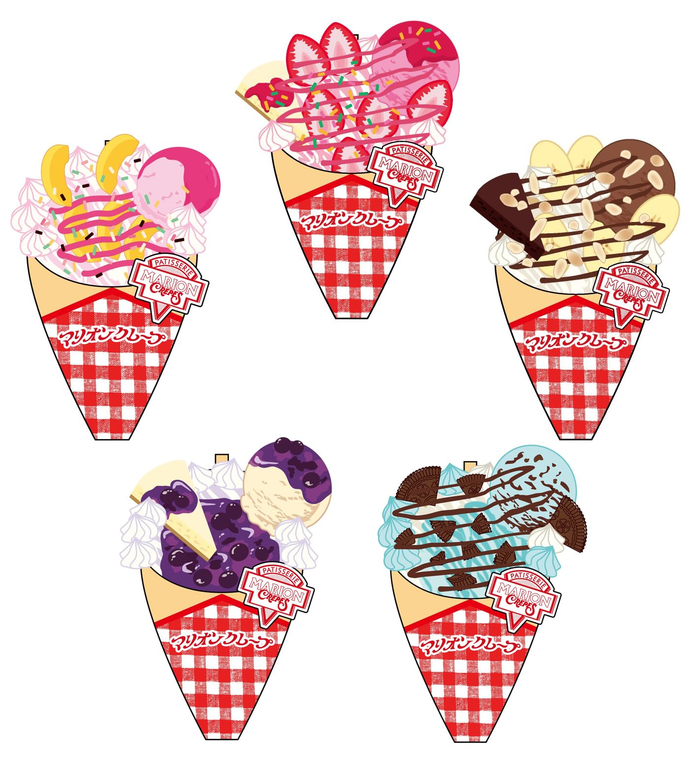 ぱくっと！マリオンクレープ コンプリート　カプセルトイ Amazon.co.jp: PROOF ぱくっと! マリオンクレープ 2 20個入 BOX : おもちゃ